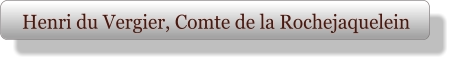 Henri du Vergier, Comte de la Rochejaquelein