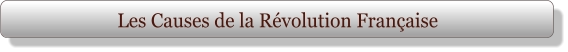 Les Causes de la Révolution Française